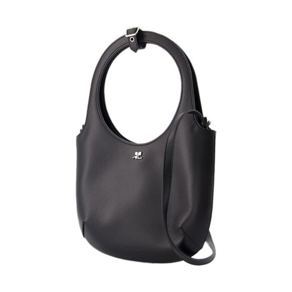 Holy Bag - Courreges - Leather - Black - Picture 2 of 4